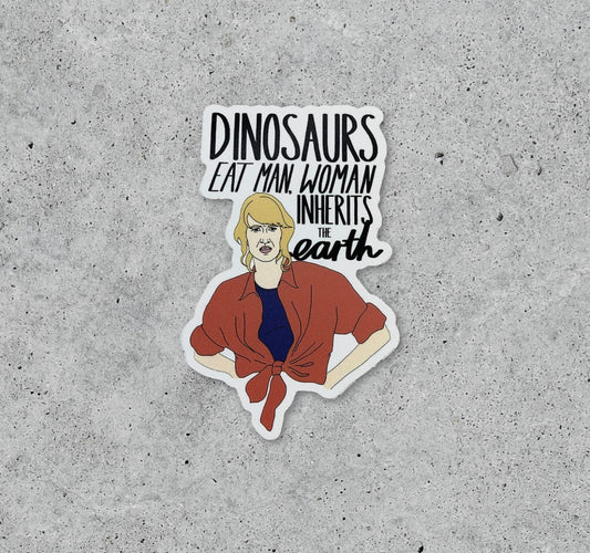 Dino Eats Man Decal