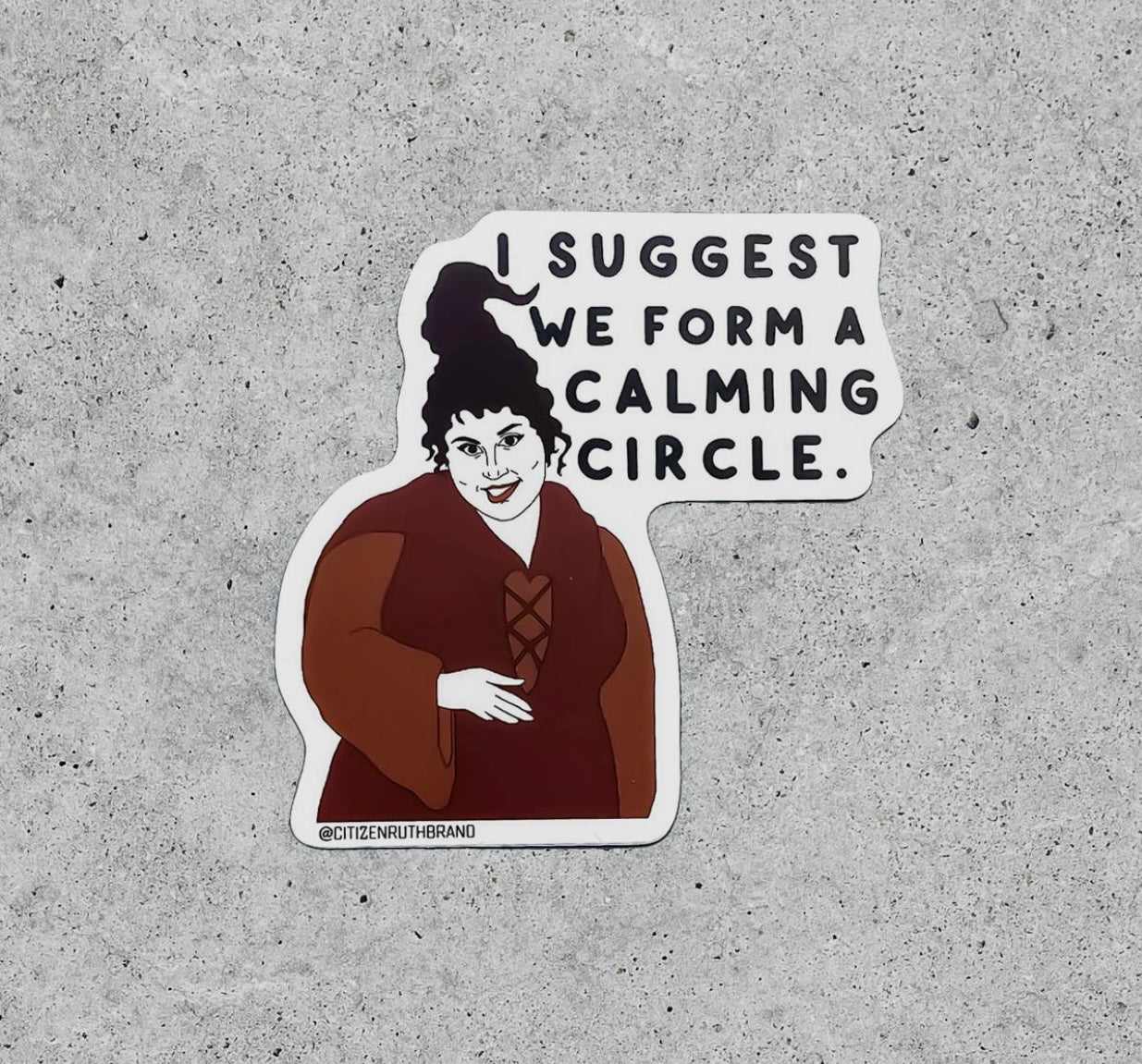 Mary Calming Circle Decal